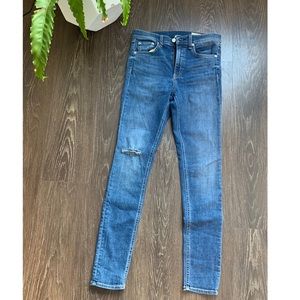 Rag & Bone High Rise Skinny Jeans